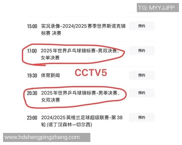 CCTV5乒乓球直播精彩赛事回顾与深度分析